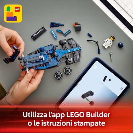 LEGO Speed Champions 77249 Auto da corsa F1 Williams Racing FW46 - 5