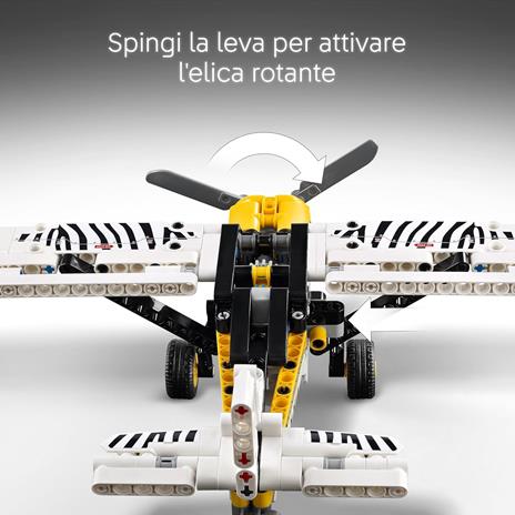 LEGO Technic 42198 Aereo Bush, Aeroplano Giocattolo da Costruire, Giochi per Bambini 8+, Modellino di Veicolo con Funzioni - 3