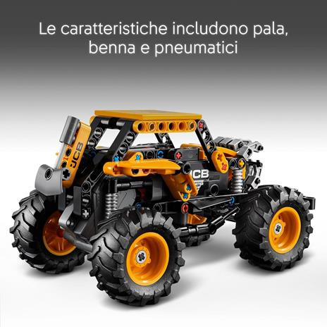 LEGO Technic 42199 Pull-Back Monster Jam DIGatron, Monster Truck Giocattolo Costruire, Giochi Bambini 7+, Regalo Fan Veicoli - 4