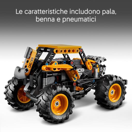LEGO Technic 42199 Pull-Back Monster Jam DIGatron, Monster Truck Giocattolo Costruire, Giochi Bambini 7+, Regalo Fan Veicoli - 4
