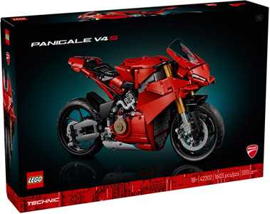 LEGO Technic 42202 Motocicletta Ducati Panigale V4 S, Modello per Adulti da Collezione Uomo o Donna Fan Moto