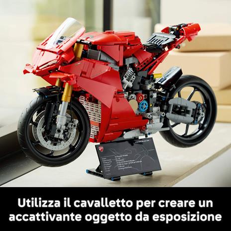 LEGO Technic 42202 Motocicletta Ducati Panigale V4 S, Modello per Adulti da Collezione Uomo o Donna Fan Moto - 5