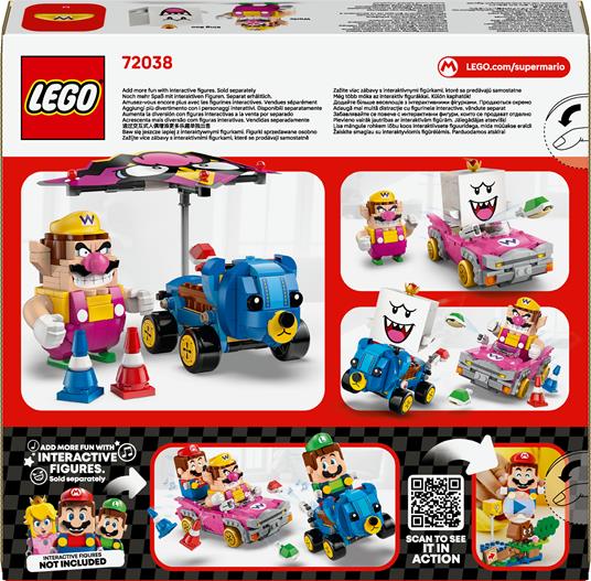 LEGO Super Mario (72038). Mario Kart  Wario e Re Boo - 4