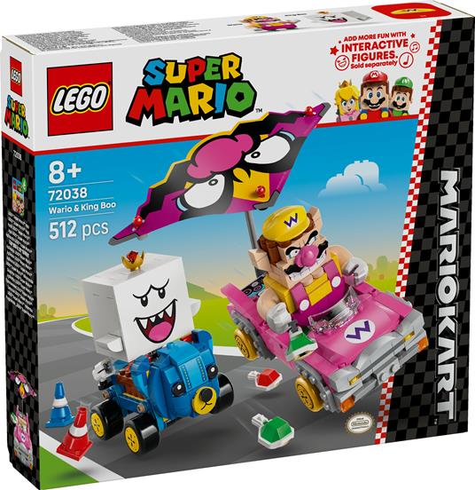 LEGO Super Mario (72038). Mario Kart  Wario e Re Boo - 5