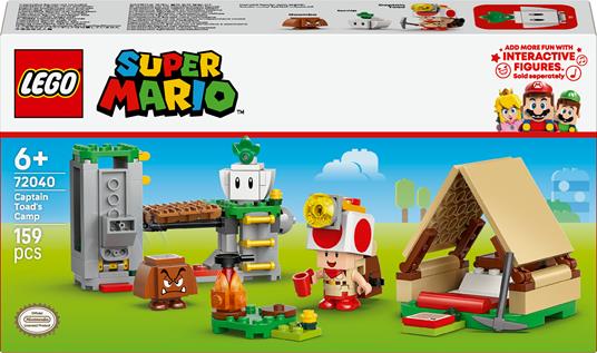 LEGO Super Mario (72040). In campeggio con Capitan Toad