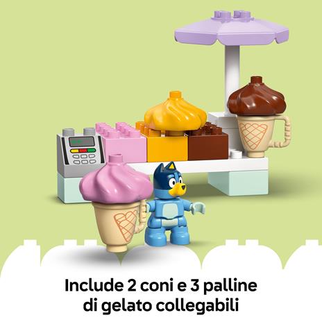 LEGO DUPLO Berry 2025 (10458). Visita alla gelateria di Bluey - 4