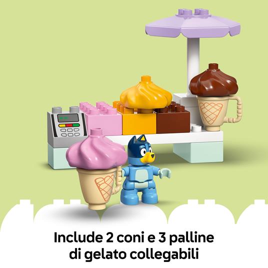 LEGO DUPLO Berry 2025 (10458). Visita alla gelateria di Bluey - 4