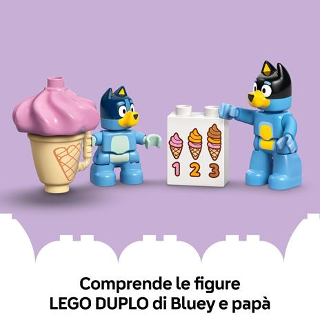 LEGO DUPLO Berry 2025 (10458). Visita alla gelateria di Bluey - 5