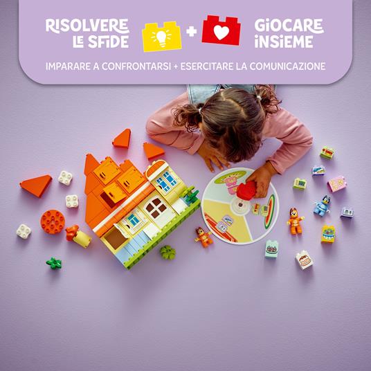 LEGO DUPLO Berry 2025 (10459). Casa della Famiglia di Bluey con gioco di memoria - 2
