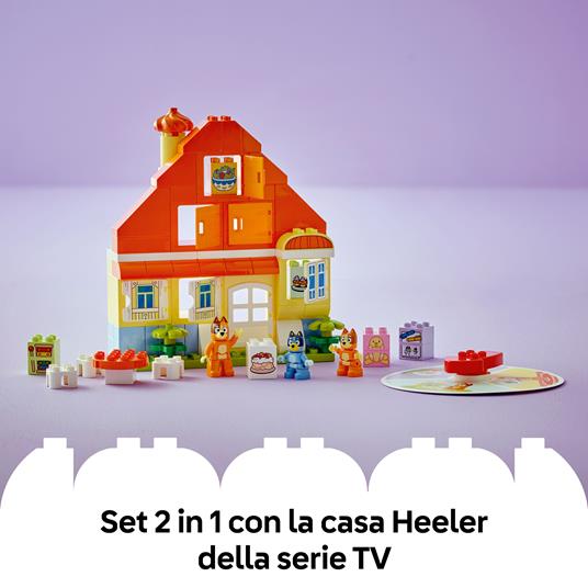 LEGO DUPLO Berry 2025 (10459). Casa della Famiglia di Bluey con gioco di memoria - 3