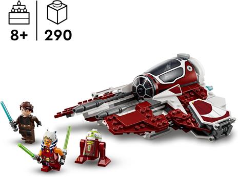 LEGO Star Wars 75401 Jedi Interceptor di Ahsoka con Minifigure di Anakin Skywalker Droide, Starfighter Giocattolo Bambini 8+ - 2