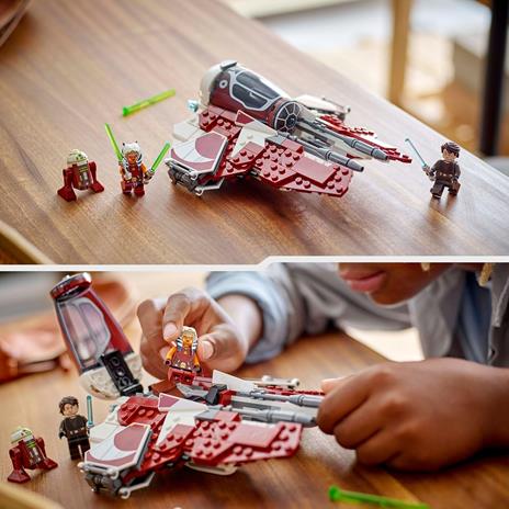 LEGO Star Wars 75401 Jedi Interceptor di Ahsoka con Minifigure di Anakin Skywalker Droide, Starfighter Giocattolo Bambini 8+ - 5