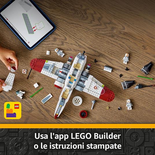 LEGO Star Wars 75402 Starfighter ARC-170 con 4 Minifigure e Droide, Regalo di Compleanno, Astronave Giocattolo per Bambini 9+ - 5