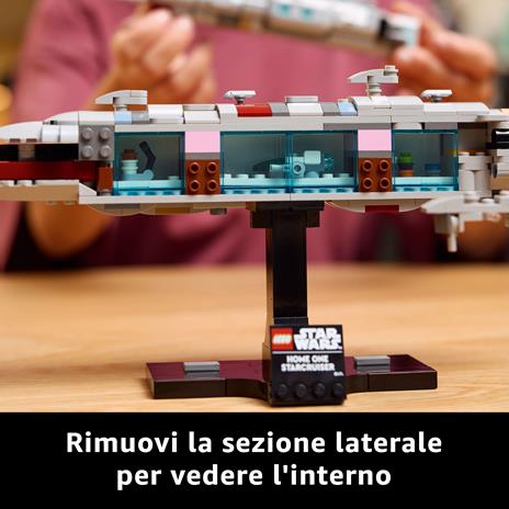 LEGO Star Wars 75405 Starcruiser Home One, Astronave da Collezione con Fregata Medica Nebulon-B, Regalo Adulti, Uomo e Donna - 3