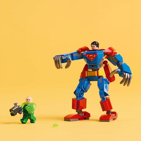 LEGO DC 76302 Mech di Superman Contro Lex Luthor - Action Figure Giocattolo del Supereroe con 2 Minifigure, Giochi Bambini 6+ - 5