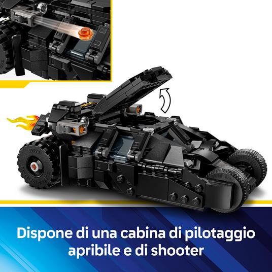 LEGO DC 76303 Tumbler di Batman Contro Two-Face e The Joker - Macchina Batmobile Giocattolo da Costruire, Giochi Bambini 8+ - 2
