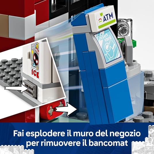 LEGO Marvel 76311 Spider-Verse: Miles Morales Contro la Macchia, Edificio e Macchina Giocattolo Costruire, Giochi Bambini9+ - 3