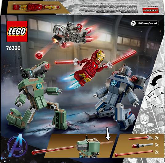 LEGO Iron Man e War Machine contro i droni di Hammer - 8