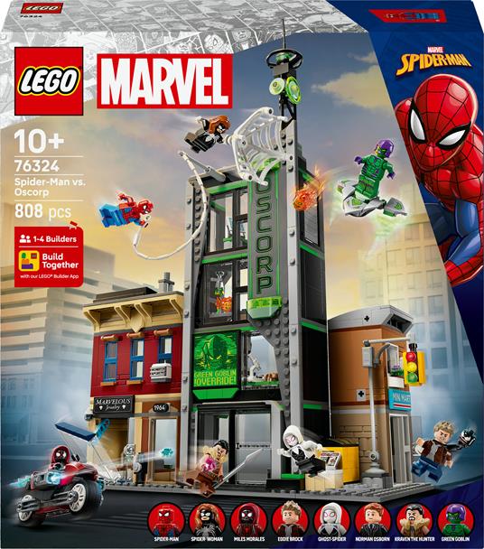 LEGO Super Heroes Marvel (76324). Spider-Man contro Oscorp