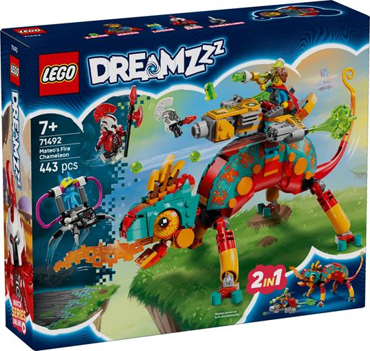 LEGO DREAMZzz (71492). Il camaleonte di fuoco di Mateo