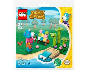 LEGO (30703). Recruitment Bags Giuliano dipinge sulla spiaggia