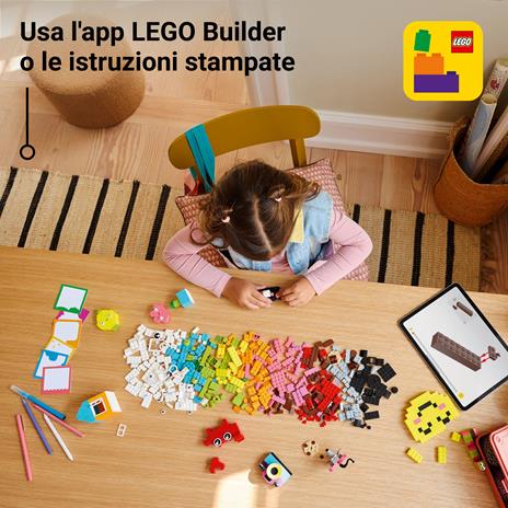 LEGO Classic 11042 Scatola della Felicità Creativa, Set di Costruzioni con Mattoncini Colorati, Giochi Creativi Bambini 5+ - 5