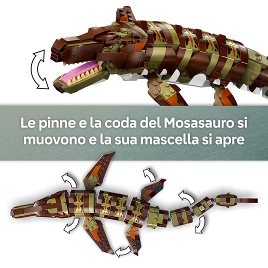 LEGO Jurassic World (76974). Lattacco del Mosasauro in mattoncini - 3