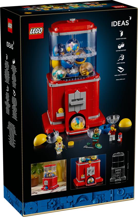 LEGO Ideas Distributore automatico di minifigure - 10
