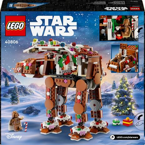 LEGO Star Wars (40806). Walker AT-AT  Pan di Zenzero - 4