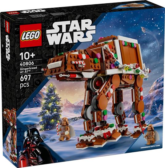 LEGO Star Wars (40806). Walker AT-AT  Pan di Zenzero - 5