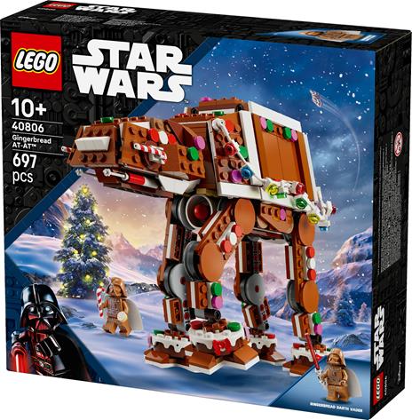 LEGO Star Wars (40806). Walker AT-AT  Pan di Zenzero - 6
