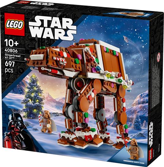 LEGO Star Wars (40806). Walker AT-AT  Pan di Zenzero - 6