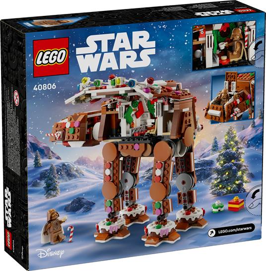 LEGO Star Wars (40806). Walker AT-AT  Pan di Zenzero - 8