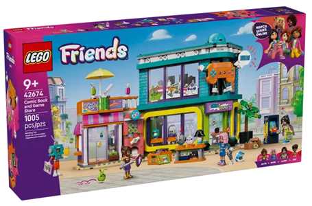 LEGO Friends (42674). Negozio di fumetti e giochi