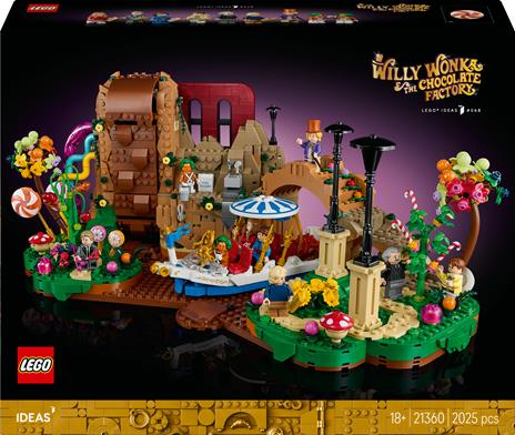 LEGO Ideas 21360. Willy Wonka e la fabbrica di cioccolato