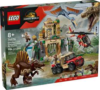 LEGO Jurassic World (76976). Missione aerea con Spinosauro e Quetzalcoatlus