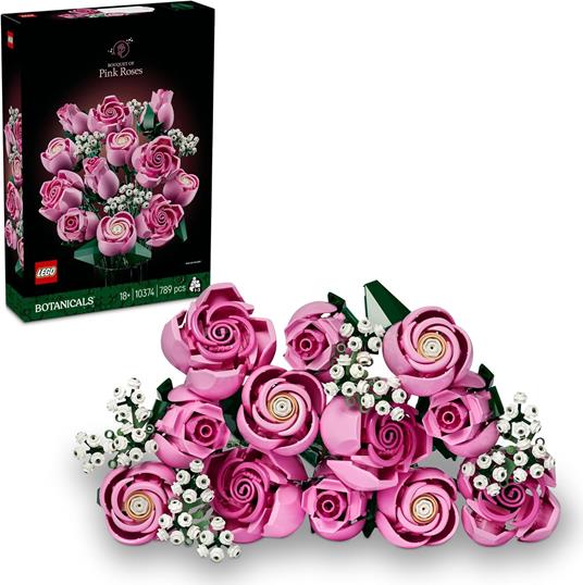 LEGO 10374. Bouquet di rose rosa