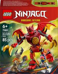 Giocattolo LEGO Ninjago (71851). Battle Pack Mech Drago di Kai LEGO