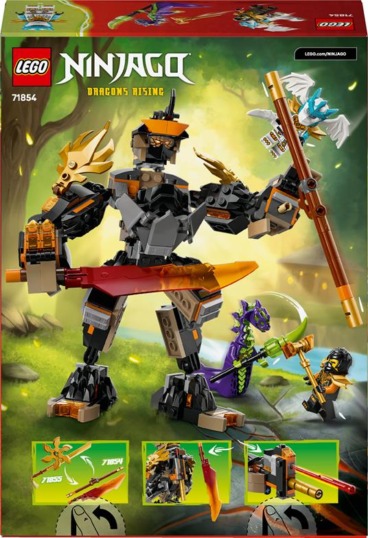 LEGO Ninjago (71854). Mech della missione di Cole e drago Zane - 6