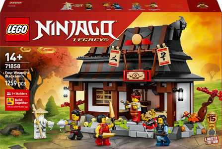 Giocattolo LEGO NINJAGO (71858). La bottega delle Quattro Armi  15° anniversario LEGO