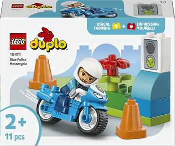 Giocattolo LEGO DUPLO Town (10471). Motocicletta blu della Polizia LEGO