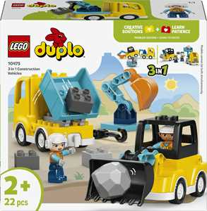 LEGO DUPLO Town (10475). Veicoli da cantiere 3 in 1