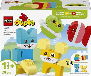 LEGO DUPLO My First (10477). Animali domestici creativi 3 in 1