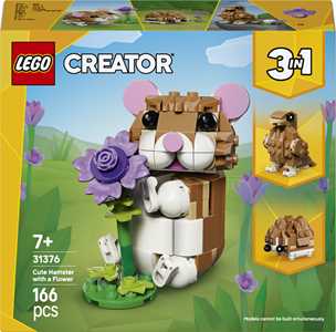 Giocattolo LEGO Creator (31376). Simpatico criceto con fiore LEGO
