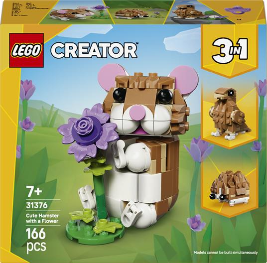 LEGO Creator Simpatico criceto con fiore