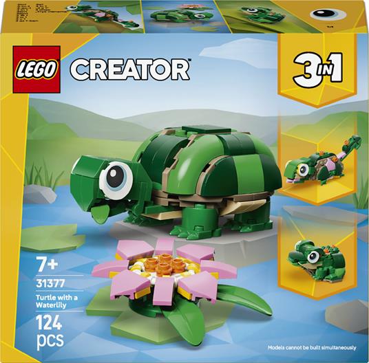 LEGO Creator (31377). Tartaruga con fiore di ninfea
