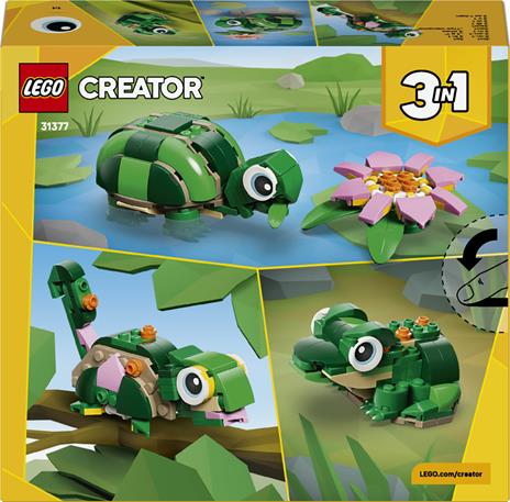 LEGO Creator (31377). Tartaruga con fiore di ninfea - 8