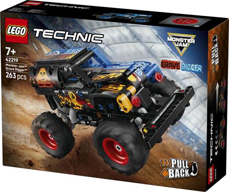 LEGO Technic (42219). Monster Jam Grave Digger Fuoco e Ghiaccio - 9