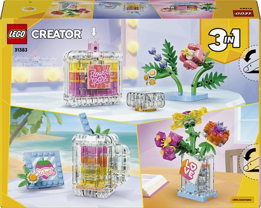 LEGO Creator (31383). Boccetta di profumo con decorazione floreale - 6