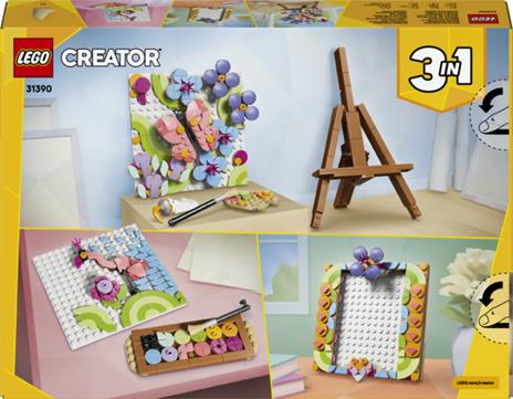 LEGO Creator (31390). Dipinto floreale decorativo - 7